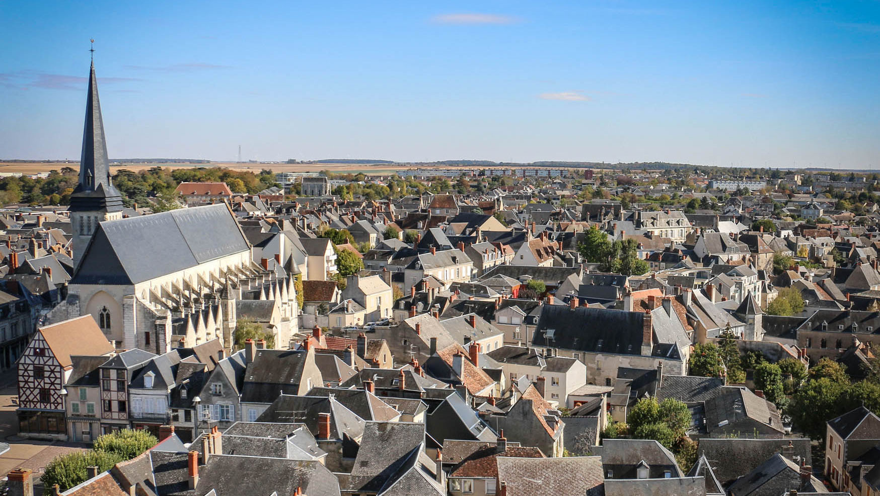 centre villecentre ville vue depuis la Tour Blanche