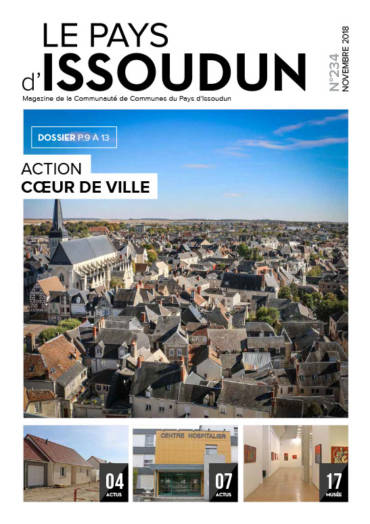 Couverture Magazine Le Pays d'Issoudun - Novembre 2018 N°234